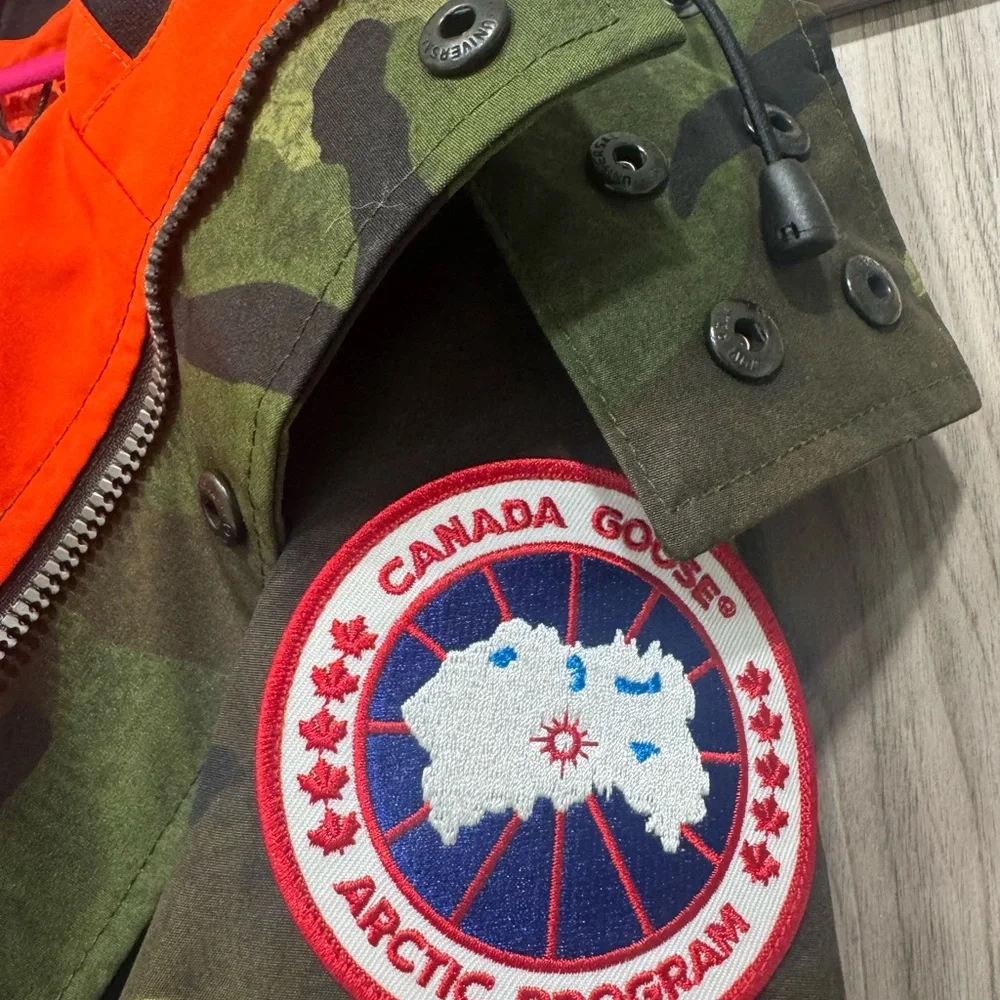Canada Goose x NBA x Rhude Camo Portage Jacket - Picture 5 of 6